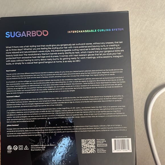 New Sugarboo 3 in 1 interchangeable curling system - Picture 3 of 4
